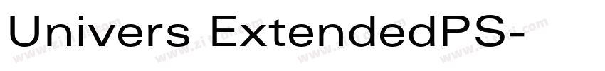 Univers ExtendedPS字体转换